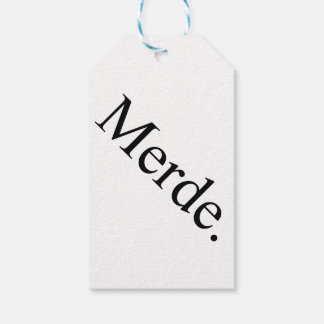 Merde gift tags for ballet dancers - good luck!