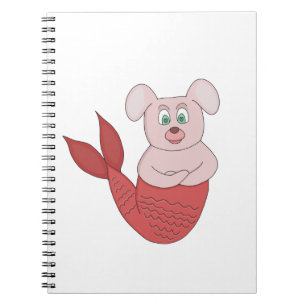 Merdog Merdawg Merman Fish Dog Notebook