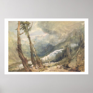 Mere de Glace, in the Valley of Chamouni, Switzerl Poster