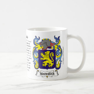 Meredith Family Coat of Arms Mug