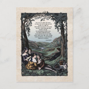 Meredith "Pastorals" Victorian Postcard