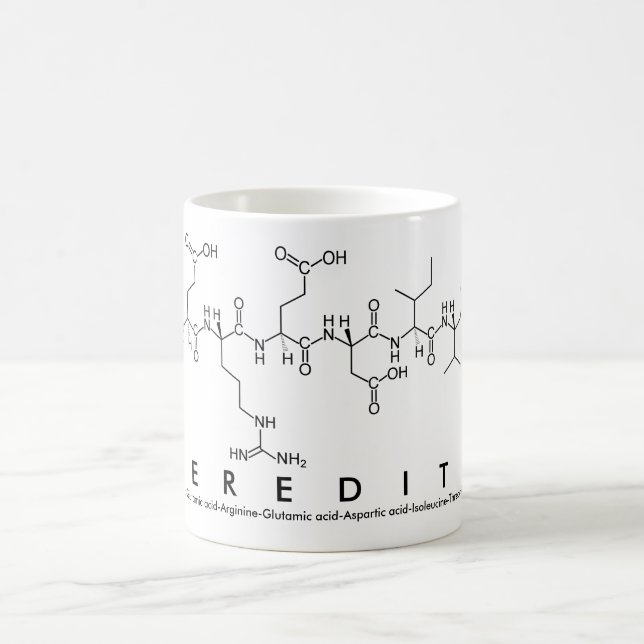 Meredith peptide name mug (Center)
