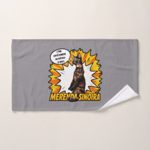 Merenda Sinoira Cat – Torino Vintage Pop Art Hand Towel