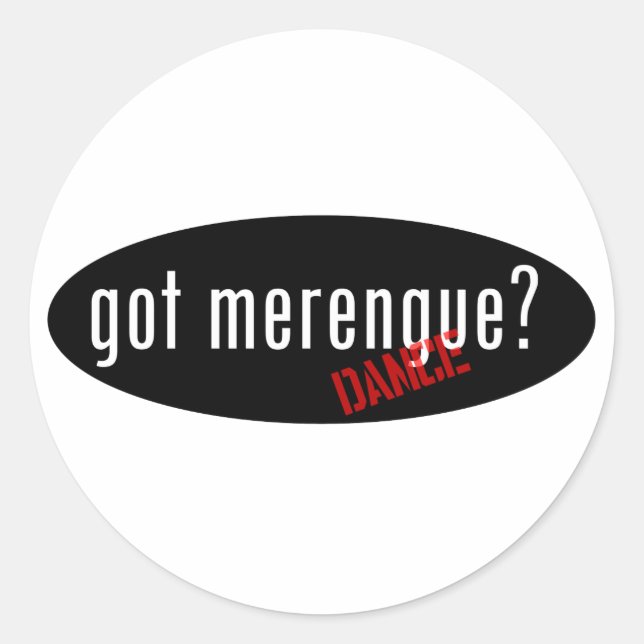 Merengue Items – got merengue Classic Round Sticker (Front)