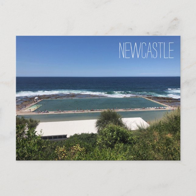 merewether ocean baths postcard (Front)