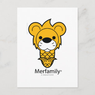 "Merfamily®" SINGAPORE Postcard