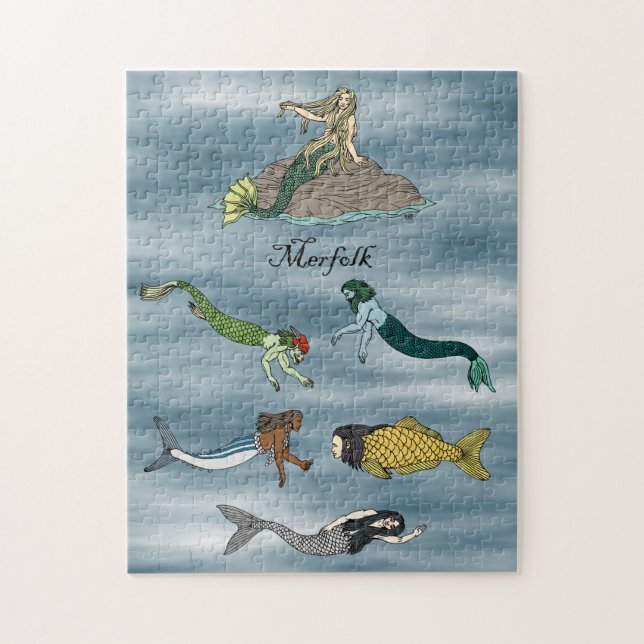 Merfolk Jigsaw Puzzle (Vertical)