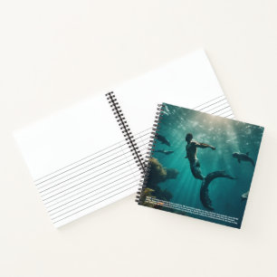 Merfolk Merman Hardcover Notebook