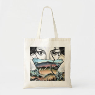 Merge Nature Tote Bag Woman Feeling - Painting