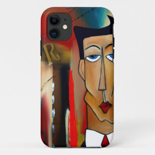 merger-abstract art iPhone 11 case