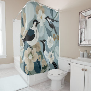 Merging Gratitude Shower Curtain