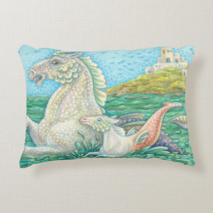 Merhorse Bay - Sea Horse Family ACCENT PILLOW