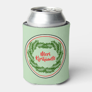 Meri Kirihimete Maori Merry Christmas Can Cooler