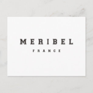 Meribel France Postcard