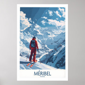 Meribel Ski Print - France 1