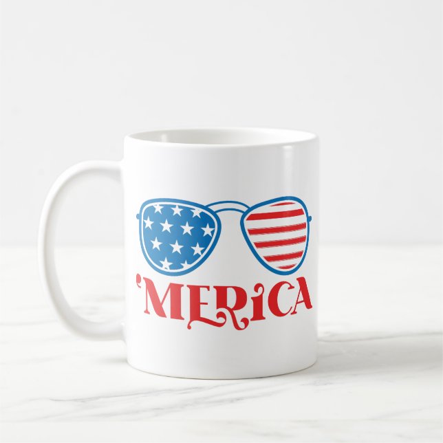 Merica 4th of July Design-32042 Coffee Mug (Left)