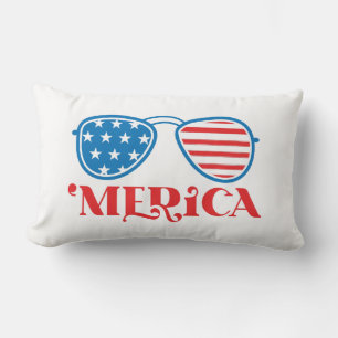 'Merica - 4th of July Lumbar Cushion