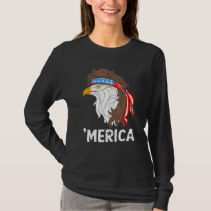 Merica Bald Eagle 4th Of July Patriotic American F T-Shirt