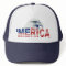 'MERICA Bald Eagle U.S. Flag Hat (blue)