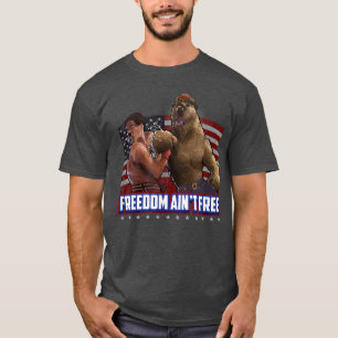 Merica Bear's KO for Liberty USA America Freedom T-Shirt