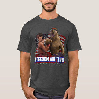 Merica Bear's KO for Liberty  USA America Freedom  T-Shirt