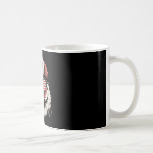 Merica Chicken American Flag Usa Farmer Funny 4th Coffee Mug
