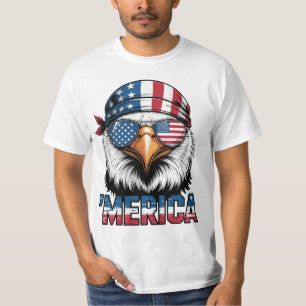 'Merica Cool Patriotic Eagle Merica T-Shirt