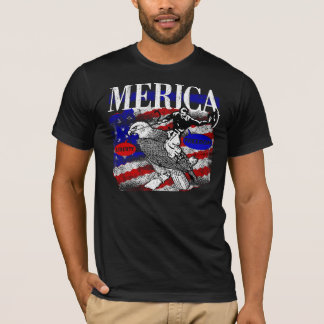 Merica Cowboy and Eagle T-Shirt