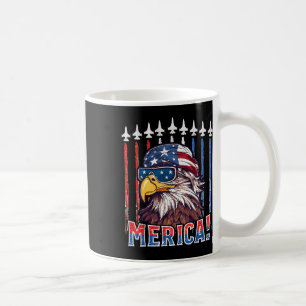 Merica Eagle 4th Of July Patriotic Freedom Eagle M Coffee Mug