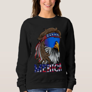 Merica Eagle Mullet American Flag USA Men 4th Of J Sweatshirt