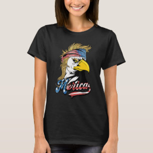 Merica Eagle Mullet American Flag Usa Men 4th Of J T-Shirt