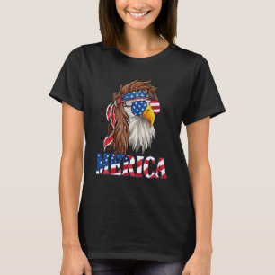 Merica Eagle Mullet American Flag Usa Men 4th Of J T-Shirt