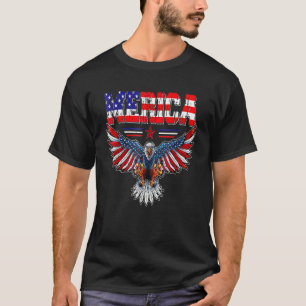 Merica Eagle Mullet American Flag Usa Men 4th Of J T-Shirt