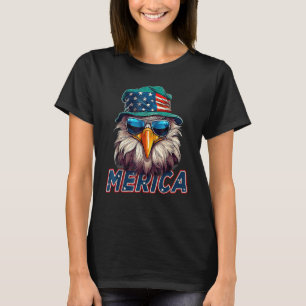 Merica Eagle Patriotic USA Eagle Of Freedom 4th Of T-Shirt