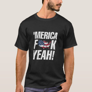 Merica F Yeah - Independence Day Premium T-Shirt