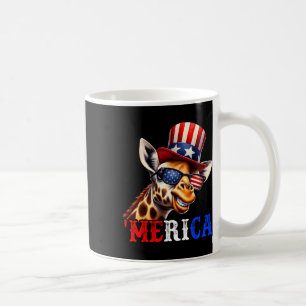 Merica Giraffe Patriotic 4th Of July Funny Kids Me Coffee Mug