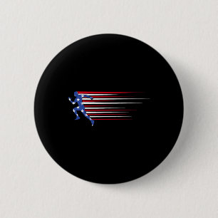 ‘merica Gorilla Flag Sungles Funny Patriotic  6 Cm Round Badge