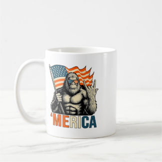 ‘merica Gorilla Flag Sungles Funny Patriotic Coffee Mug