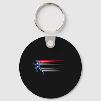 ‘merica Gorilla Flag Sungles Funny Patriotic  Key Ring