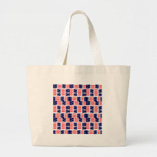 merica large tote bag