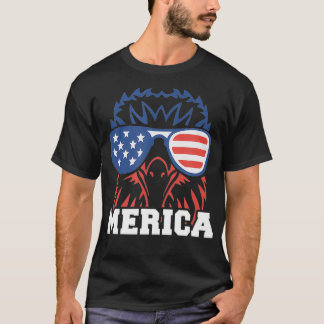 Merica Outfit For Men And Women 4th Of July Eagle T-Shirt