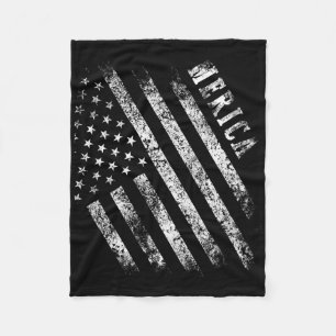 Merica Patriot American Flag Usa 4th Of July Gifts Fleece Blanket