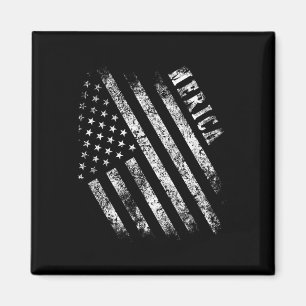Merica Patriot American Flag Usa 4th Of July Gifts Magnet