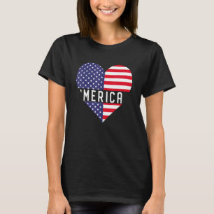 Merica Patriotic American Usa T-Shirt