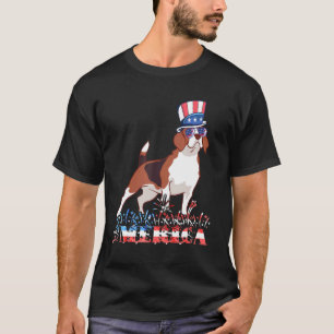 Merica Patriotic Beagle Dog Owner American Flag 4t T-Shirt