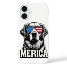Merica - Patriotic Golden Retriever