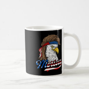 Merica - Patriotic Usa Eagle Of Freedom - 4th Of J Coffee Mug
