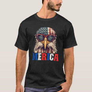 Merica Patriotic USA Eagle Of Freedom 4th of July T-Shirt