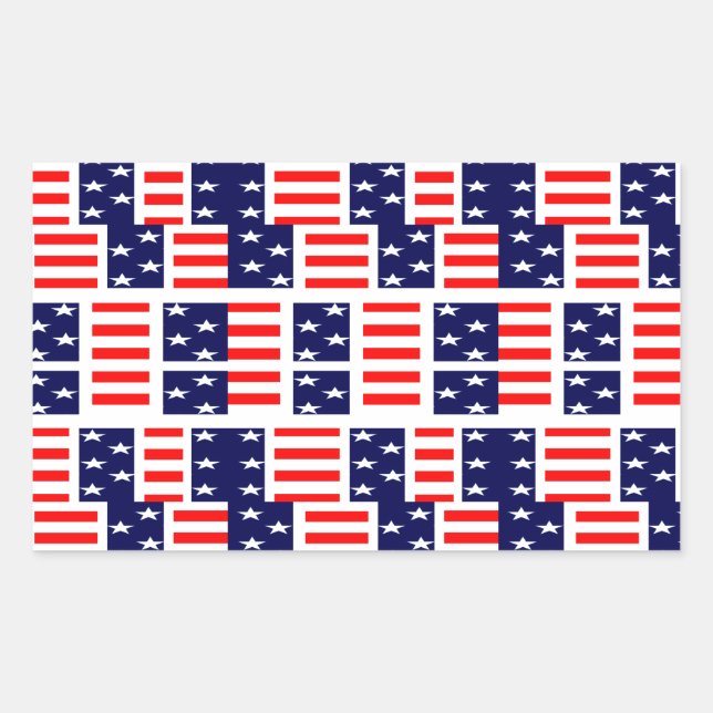 merica rectangular sticker (Front)