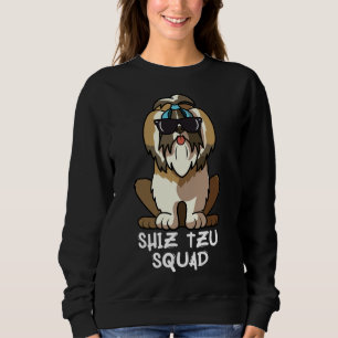Merica Shih Tzu Dog Mom Dog Dad Love R Sweatshirt